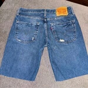 LEVIS 511 Cutoff Denim Jean Shorts/Jorts - 32